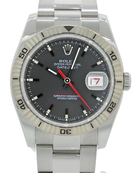 rolex datejust turn o graph 116264|rolex thunderbird bezel.